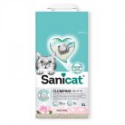 Sanicat macskaalom Clumping White rose fehér csom bentonit 8l