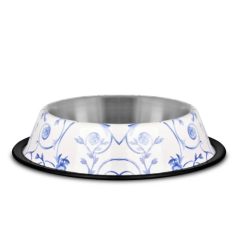   Raintech Rozsdamentes etetőtál, mintás, gumiperemes -  felső 15,5cm/alsó 20,5cm, 0,525l