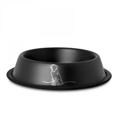   Raintech Rozsdamentes tál, matt fekete, gumiperemes - felső 25cm/alsó 33cm 2,350l