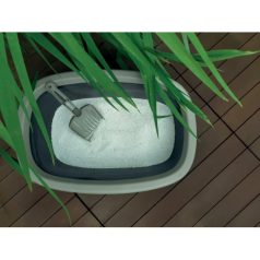   Sprint Macska WC Green Line 58x39x17cm Sötétszürke/szürke