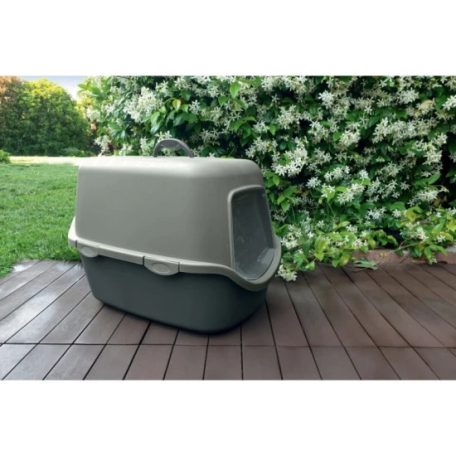 Cathy Macska WC Green Line 56x40x40cm Sötétszürke/Szürke