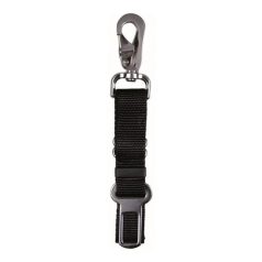   Trixie Rövid Póráz És Biztonsági Övbe Csat, 45-70cm/25mm, Fekete