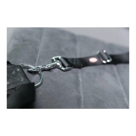 Trixie Rövid Póráz És Biztonsági Övbe Csat, 45-70cm/25mm, Fekete
