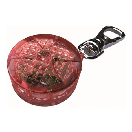 Trixie Nyakörvre Világítós Biléta kutyának és macskának 2,5cm piros