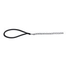Trixie láncos póráz nylon fogóval 1,1m/2mm fekete