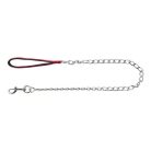Trixie láncos póráz nylon fogóval 1m/4mm piros