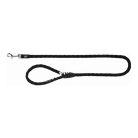 Trixie Cavo póráz S–M: 1,00 m/12 mm, fekete