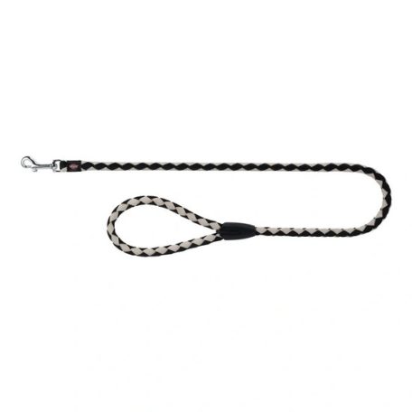 Trixie Cavo póráz S–M: 1,00 m/12 mm, fekete/ezüst