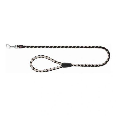 Trixie Cavo póráz S–M: 1,00 m/12 mm, fekete/ezüst