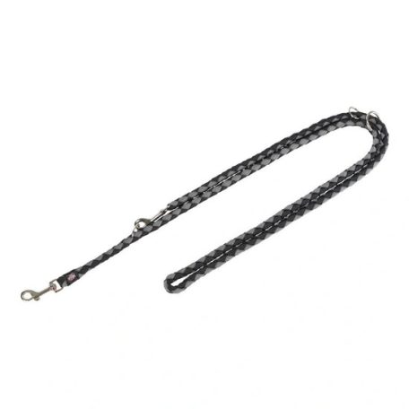 Trixie Cavo hosszabbítható póráz S–M 2m/12 mm fekete/ezüst