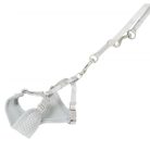 Trixie Junior Puppy Soft Szett Hám+póráz 26–34 cm/10mm 2m világos szürke