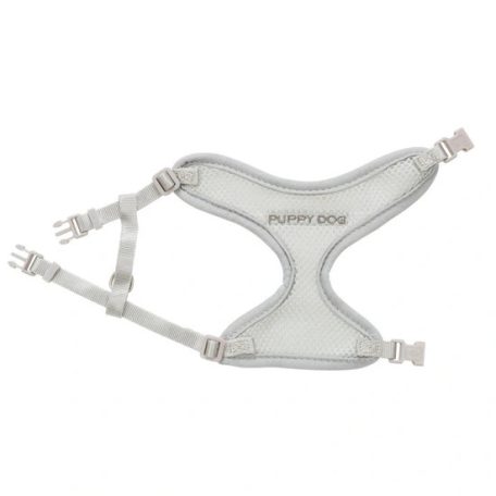 Trixie Junior Puppy Soft Szett Hám+póráz 26–34 cm/10mm 2m világos szürke