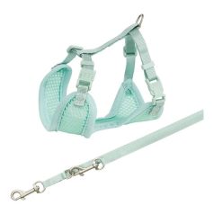   Trixie Junior Puppy Soft Szett Hám+póráz 26–34 cm/10mm 2m menta