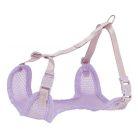 Trixie Hám Soft Pórázzal Junior & Puppy, M–L: 36–50 cm/10 mm, 2,00 m, Világos Lila