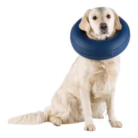 Trixie Védőgallér felfújható M-L kék