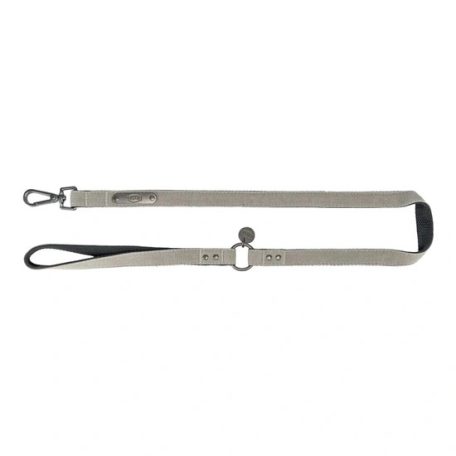 Trixie Póráz CityStyle, Pamut, M–L: 1,00 m/20 mm, Világos szürke