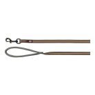 Póráz Fusion Kiképző, Gumis, M–XL: 5 m/17 mm, Grafit/Papaya