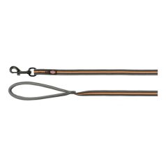   Póráz Fusion Kiképző, Gumis, M–XL: 5 m/17 mm, Grafit/Papaya