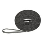 Póráz Fusion Kiképző, Gumis, M–XL: 10 m/17 mm, Grafit/Papaya