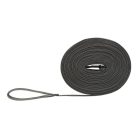 Póráz Fusion Kiképző, Gumis, M–XL: 15 m/17 mm, Grafit/Papaya