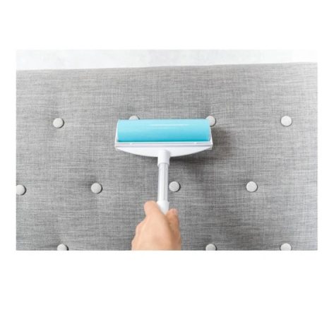 Trixie Szösz Leszedő Henger XXL, Szilikon, 20x30cm, Fehér/Türkíz