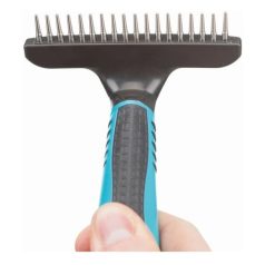 Trixie Fésű Gereblye Forgófogú 10x15cm