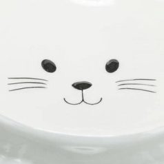 Trixie kerámia tál macskafej formájú 015l/14cm