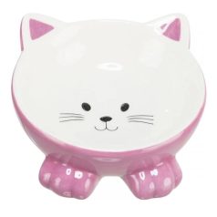 Trixie kerámia tál macskafej formájú 015l/14cm