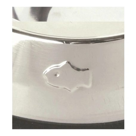 Trixie fém tál nyomott mintával 200ml/15cm