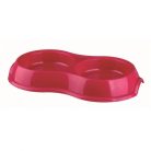 Trixie műanyag dupla tál 2x0,2l/11cm