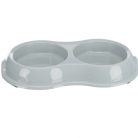 Trixie műanyag dupla tál 2x0,2l/11cm