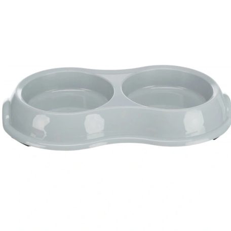 Trixie műanyag dupla tál 2x0,2l/11cm