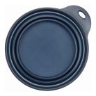 Trixie összecsukható szilikon tál utazáshoz tömör peremmel 0,5l/14cm