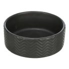 Trixie kerámia tál, 0,4 l/o 13 cm, fekete