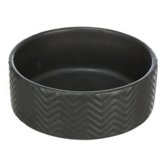 Trixie kerámia tál, 0,4 l/o 13 cm, fekete