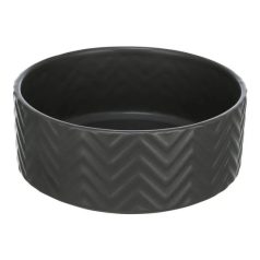 Trixie kerámia tál, 0,9 l/o 16 cm, fekete