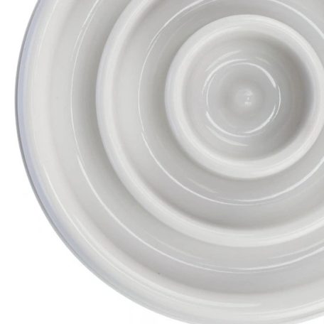 Trixie Tál Műanyag/TPR Evéslassító, 0,45 l/o 23 cm, Szürke