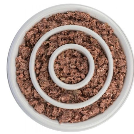 Trixie Tál Műanyag/TPR Evéslassító, 0,45 l/o 23 cm, Szürke