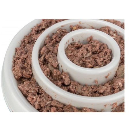 Trixie Tál Műanyag/TPR Evéslassító, 0,45 l/o 23 cm, Szürke