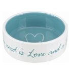 Trixie Pet's Home kerámia tál 0,3l/12cm krém/világos kék