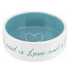 Trixie Pet's Home kerámia tál 0,3l/12cm krém/világos kék