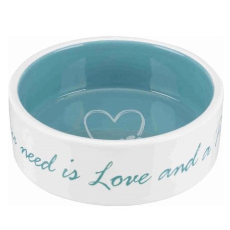 Trixie Pet's Home kerámia tál 0,3l/12cm krém/világos kék