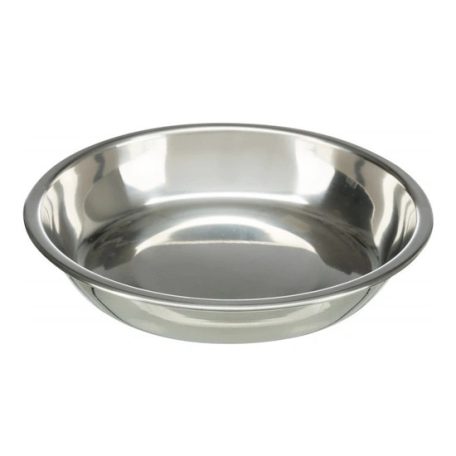 Trixie Tál Fém/Melamin Macskának 0,9L/23cm 2x0,2 l/ 13 cm/27x3x4cm Fehér