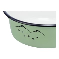 Trixie zománcozott fém tál 0,3l/12cm zöld
