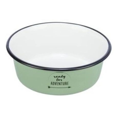 Trixie Tál fém zománcozott 0,9l/17cm zöld