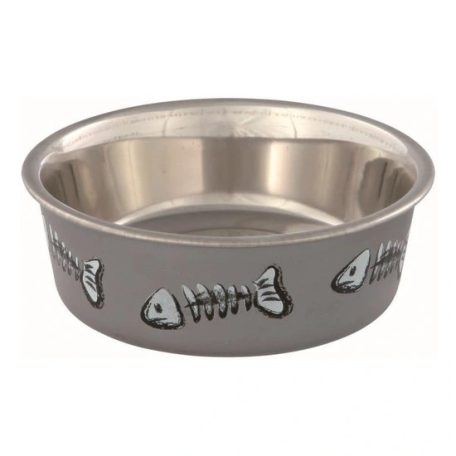 Trixie műanyaggal bevont fém tál 0,25l/12cm