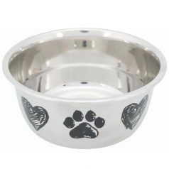 Trixie fém tál gumitalppal 1L/15cm