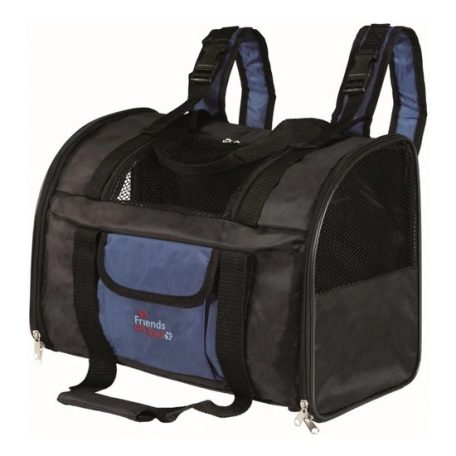 Trixie Hátizsák Connor 42x29x21cm fekete/kék