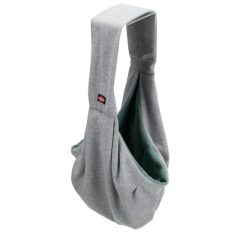   Trixie Szállítótáska Junior Vállpántos 22x20x60cm Világosszürke/Menta