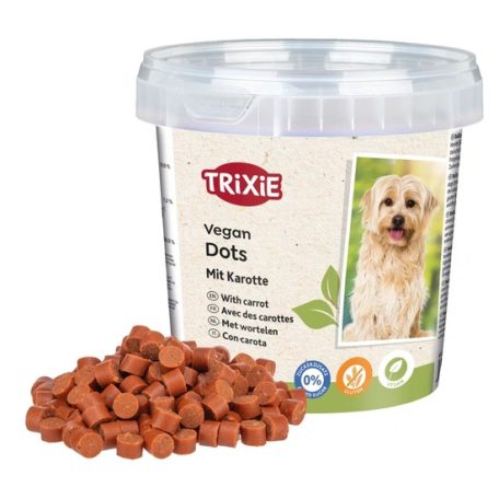 Trixie Jutalomfalat Puha Snack Dots Falatok Sárgarépával, 200g